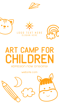 Art Camp for Kids Instagram Story