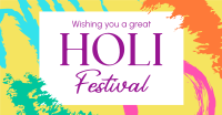 Holi Festival Facebook Ad