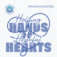 Humanitarian Hopeful Hearts Instagram Post