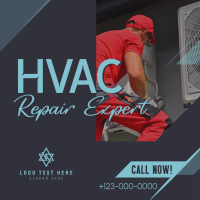 HVAC Repair Expert Instagram Post