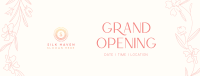 Floral Grand Opening Facebook Cover