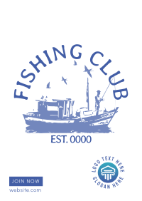 Fishing Club Poster