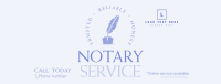 The Trusted Notary Service Facebook Cover Design