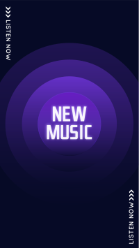 New Music Button Instagram Story