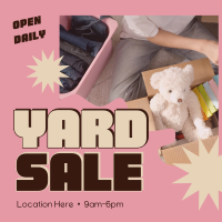 Quirky Yard Sale Instagram Post