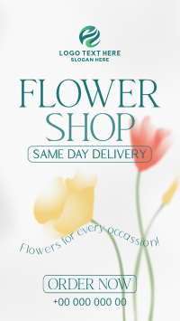 Flower Shop Delivery Instagram Story