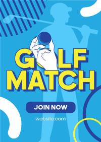 Golf Match Poster