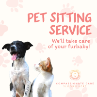 Pet Sitting Service Instagram Post Image Preview