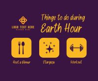 Earth Hour Activities Facebook Post