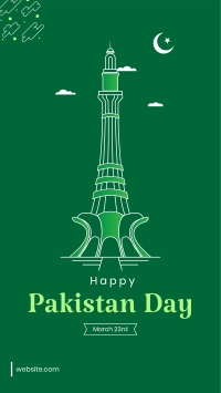 Pakistan Day Facebook Story example 4