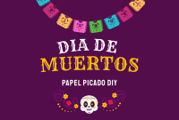 Festive Dia De Los Muertos Pinterest Cover