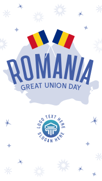 Romania Great Union Day Instagram Story