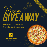 Pizza Giveaway Instagram Post Design