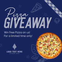 Pizza Giveaway Instagram Post Design