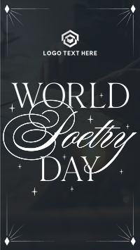 Celebrate Poetry Day TikTok Video Image Preview