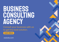 Business Consultant Postcard