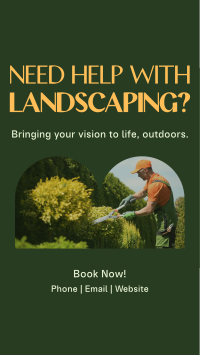 Outdoor Landscape Services Facebook Story