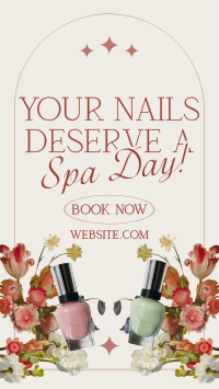 Floral Nail Services Video