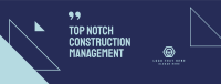 Construction Agency Testimony Facebook Cover