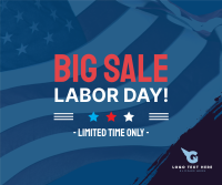 Big Sale Labor Day Facebook Post