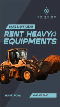 Heavy Equipment Rental Facebook Story