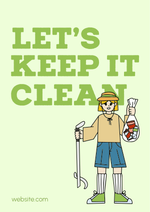 Clean the Planet Flyer Image Preview