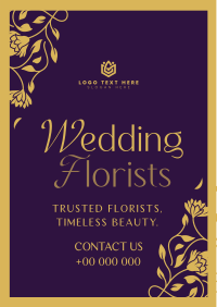 Elegant Wedding Florist Flyer