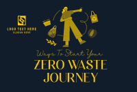 Living Zero Waste Pinterest Cover Design