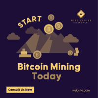 Bitcoin Mountain Instagram Post Image Preview