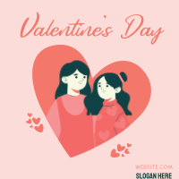 Valentine Couple Instagram Post Design