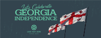 Let's Celebrate Georgia Independence Facebook Cover