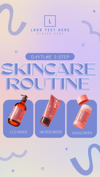 Daytime Skincare Routine Facebook Story