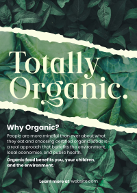 Totally Organic Flyer