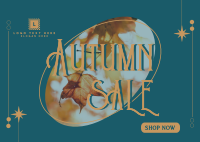 Shop Autumn Sale Postcard