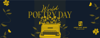 Vintage World Poetry Facebook Cover Design