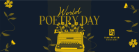 Vintage World Poetry Facebook Cover Image Preview