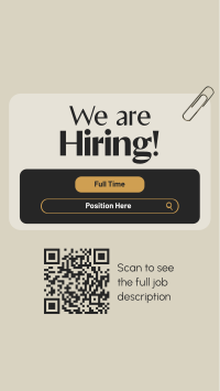 Generic Job Hiring TikTok Video Design