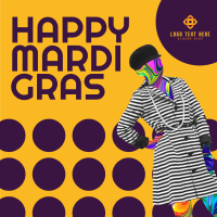 Mardi Gras Circles Linkedin Post