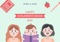 Children's Book Day Postcard