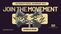 Chalky Womens Day Fundraising Animation