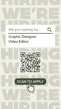 Minimalist We're Hiring TikTok Video