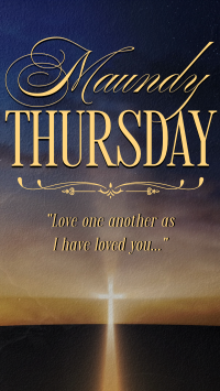 Holy Thursday Instagram Reel Image Preview