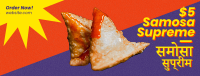 Samosa Supreme Facebook Cover Design