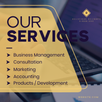 Corporate Our Services Instagram Post