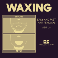 Waxing Treatment Instagram Post