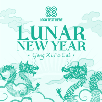 Oriental Lunar New Year Instagram Post