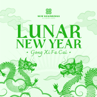 Oriental Lunar New Year Instagram Post Image Preview