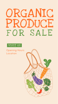 Organic Produce Instagram Story