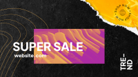 Super Sale Boutique Facebook Event Cover Design