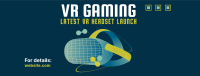 VR Gaming Headset Facebook Cover Design